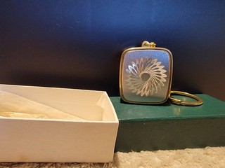 Vintage Sankyo spiral pattern Music Box Keyring