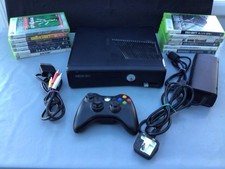 MICROSOFT XBOX 360 4GB CONSOLE WITH 12 GAMES