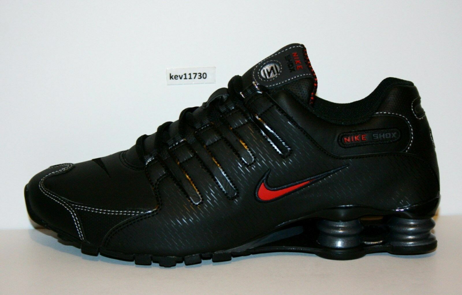 nike shox nz black and white