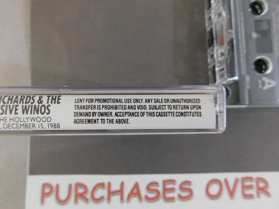 KEITH RICHARDS & THE X-PENSIVE WINOS LIVE AT HOLLYWOOD PALLADIUM PROMO CASSETTE Foto 2 de 3