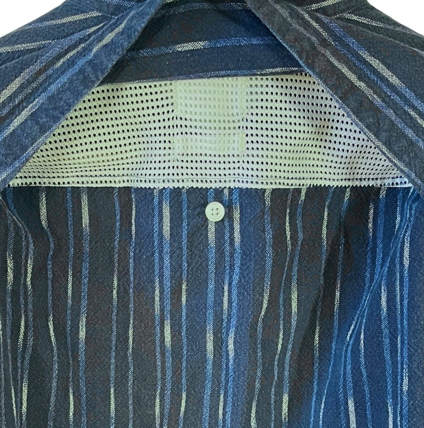 burton hiking cotton stretchy button down back vent outdoor shirt