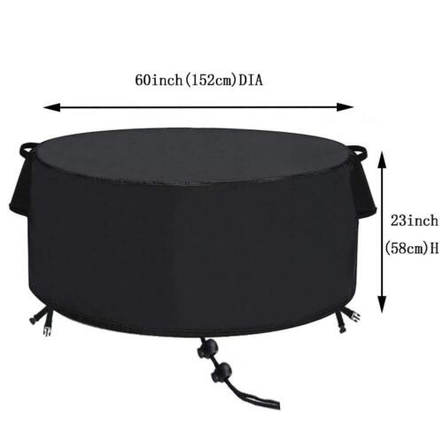 Fire Pit Cover60 Inch Firepit Covers Round Waterproof Outdoor Patio Firelace ... - Picture 2 of 6