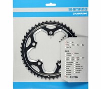 Shimano KettenbläTter FC-RS500, 46 ZäHne, 110 Mm, Schwarz, Aluminium Y-1PR98020