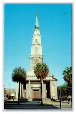 Savannah, GA Georgia, Independent Presbyterian Church, Chrome Postcard 