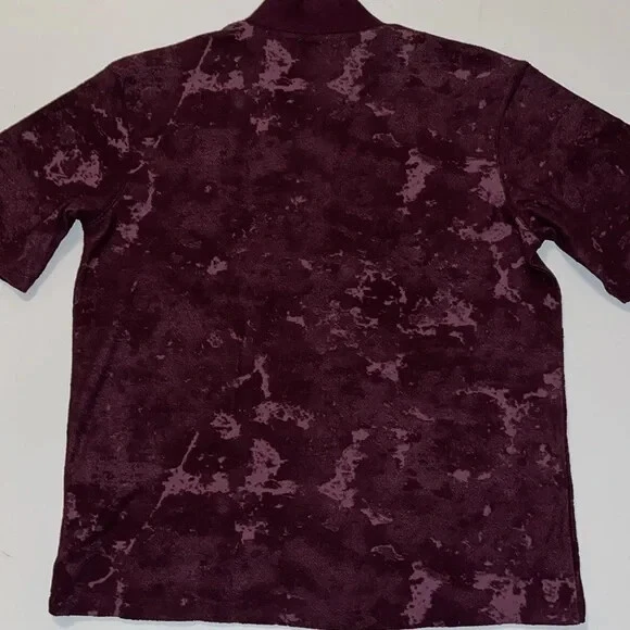 Under Armour UA Journey Terry shirt Men's M 1/4 zip jacquard texture NWT $85