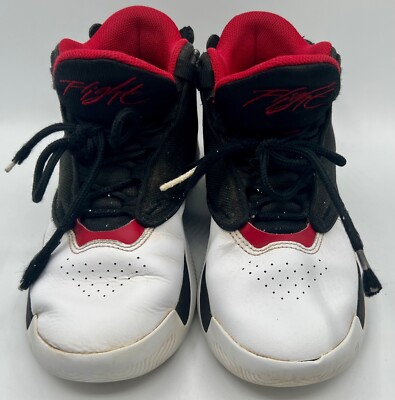 Jordan Max Aura 4 (GS) Youth Shoes black/gym red-white DQ8404 061 Sz 4.5Y NBA