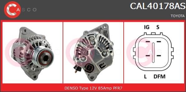 Alternateur Toyota Land Cruiser 90 3.0 D-4D 4WD 14V 80A
