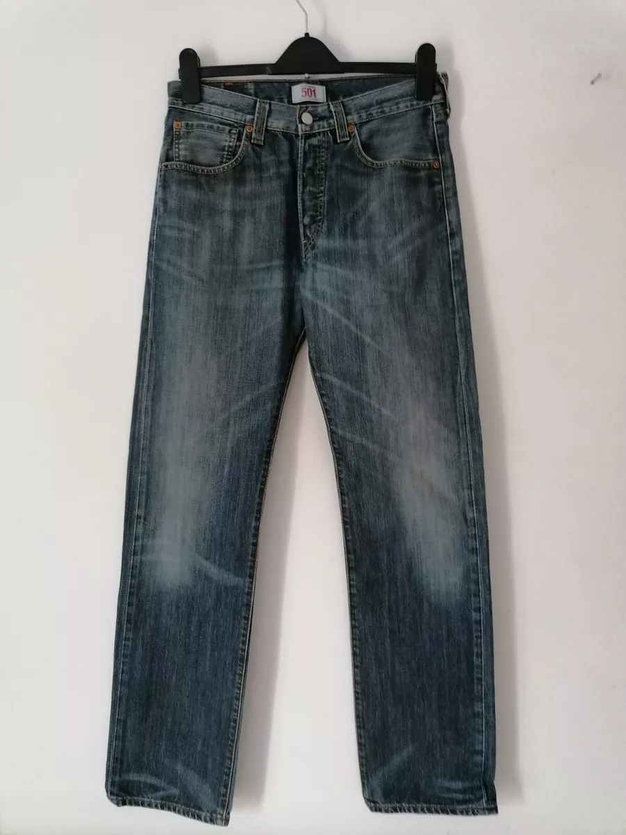 Mens Blue Levi 501s Waist 32