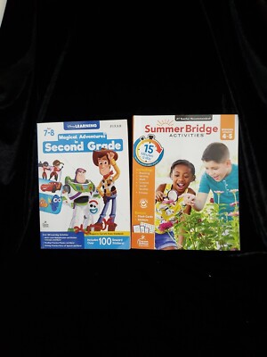 Lot Of 2 Disney Learning Magical Adventures 2nd Grade & Summer Bridge Activities