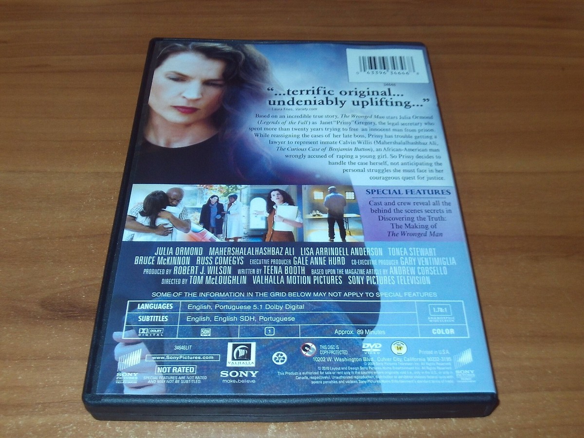 The Wronged Man (DVD, Widescreen 2010) Julia Ormond