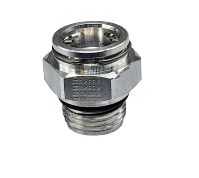 . For ZF8HP70  Fitting Cooler line to case Push-In 1/2'' Line, 3/4-16 Thread