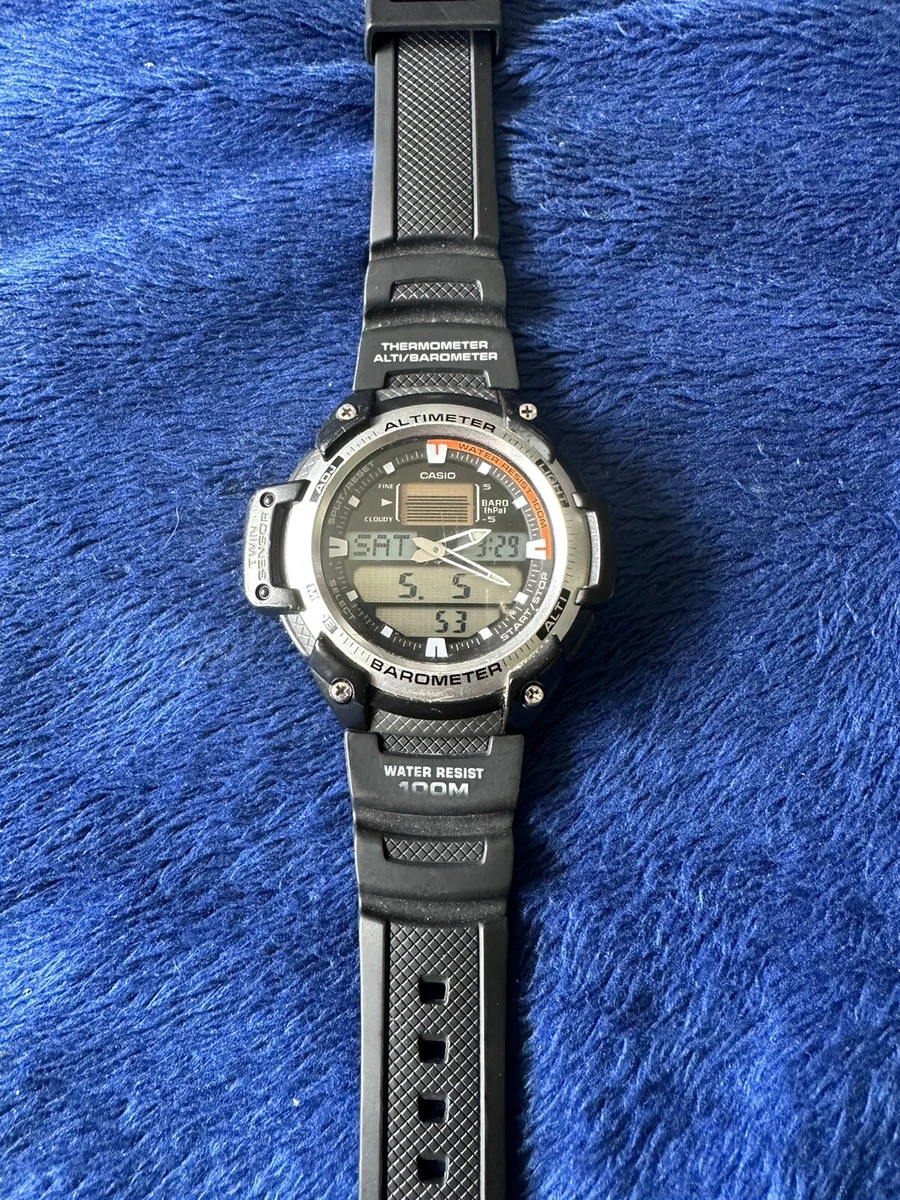 Cinturino Originale Casio In Gomma Nero Per Orologi F91W-1 E F105W-1 (Modello 4002)