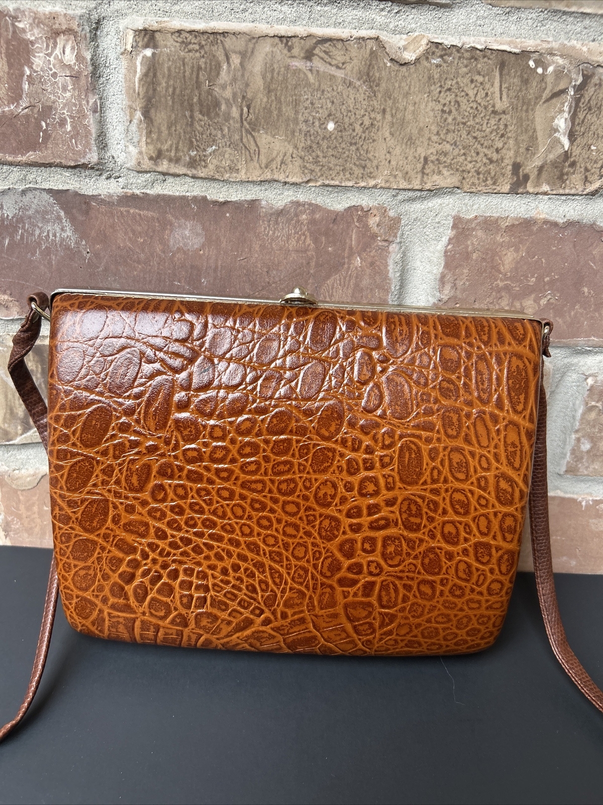 Sorpresa Leather Brown Shoulder Bag Vintage 90s Made … Gem