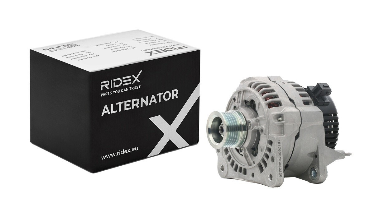 Alternateur RIDEX 4G0041 12V 90A Ø 50 mm pour moteurs diesel et essence
