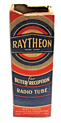 Vintage  Raytheon 49  Radio Tube - New Old Stock , Unopened Box #TU-9