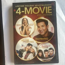 Lifetime Holiday Heartwarmers Collection (2020, DVD, 4 Movies) VG Free Shipping