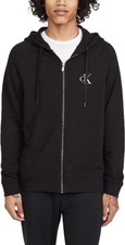 Sudadera con capucha de manga larga Calvin Klein para hombre CK One Lounge en negro talla pequeña