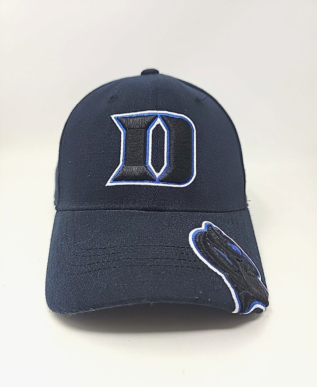 Duke Blue Devils Hat Mens Raised Letter OneFit Top of The World Raised Brim Logo