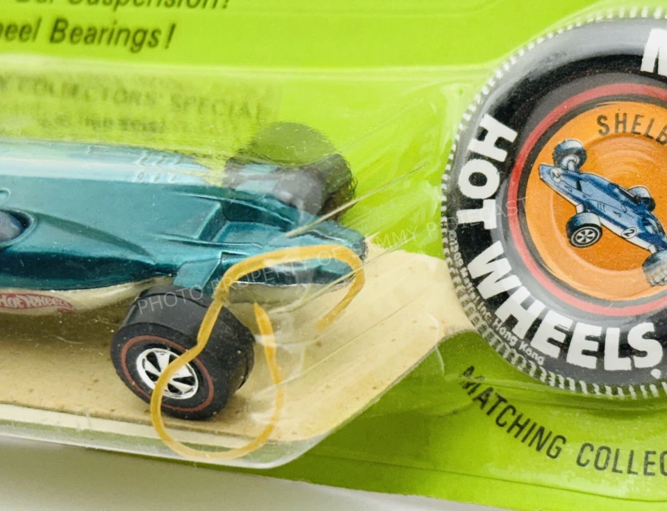 Hot Wheels Redline SHELBY TURBINE Aqua HK Interior Negro ¡NUEVO EN BLÍSTER!!! Foto 4 de 4