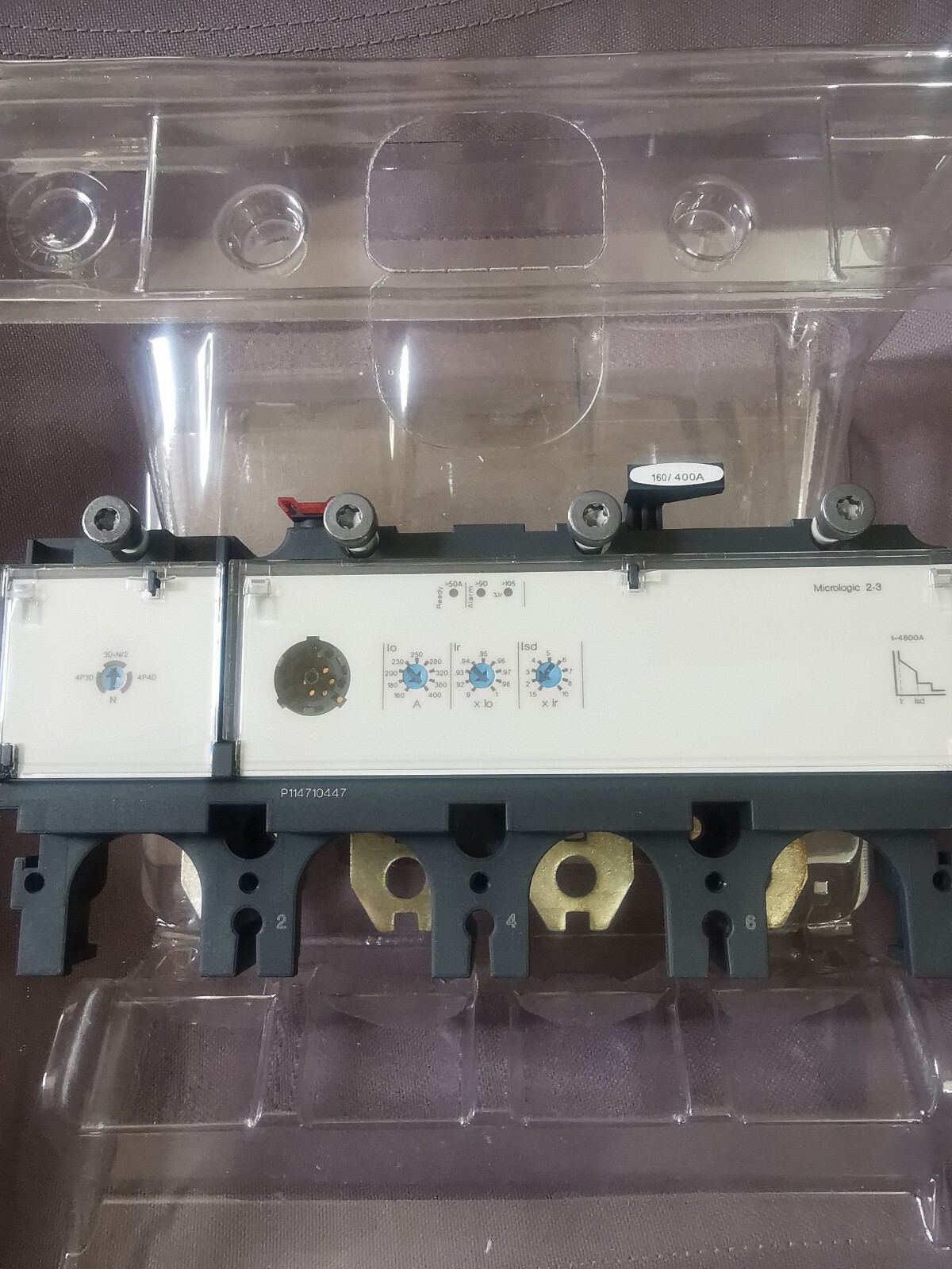 Micrologic 2.3 Schneider disjoncteur NSX400 protection électrique 4P 400A