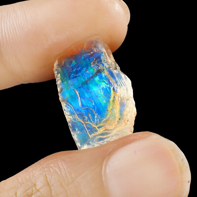 Top Grade Natural Madagascar Moonstone Faceted Quality Loose Stone Big Size AM7