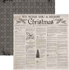 Christmas Edition - Christmas Tale  - DS scrapbook paper - Kaisercraft P2383