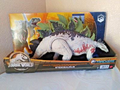 Jurassic World Dino Trackers Gigantic Stegosaurus Dinosaur Toy Figure Mattel