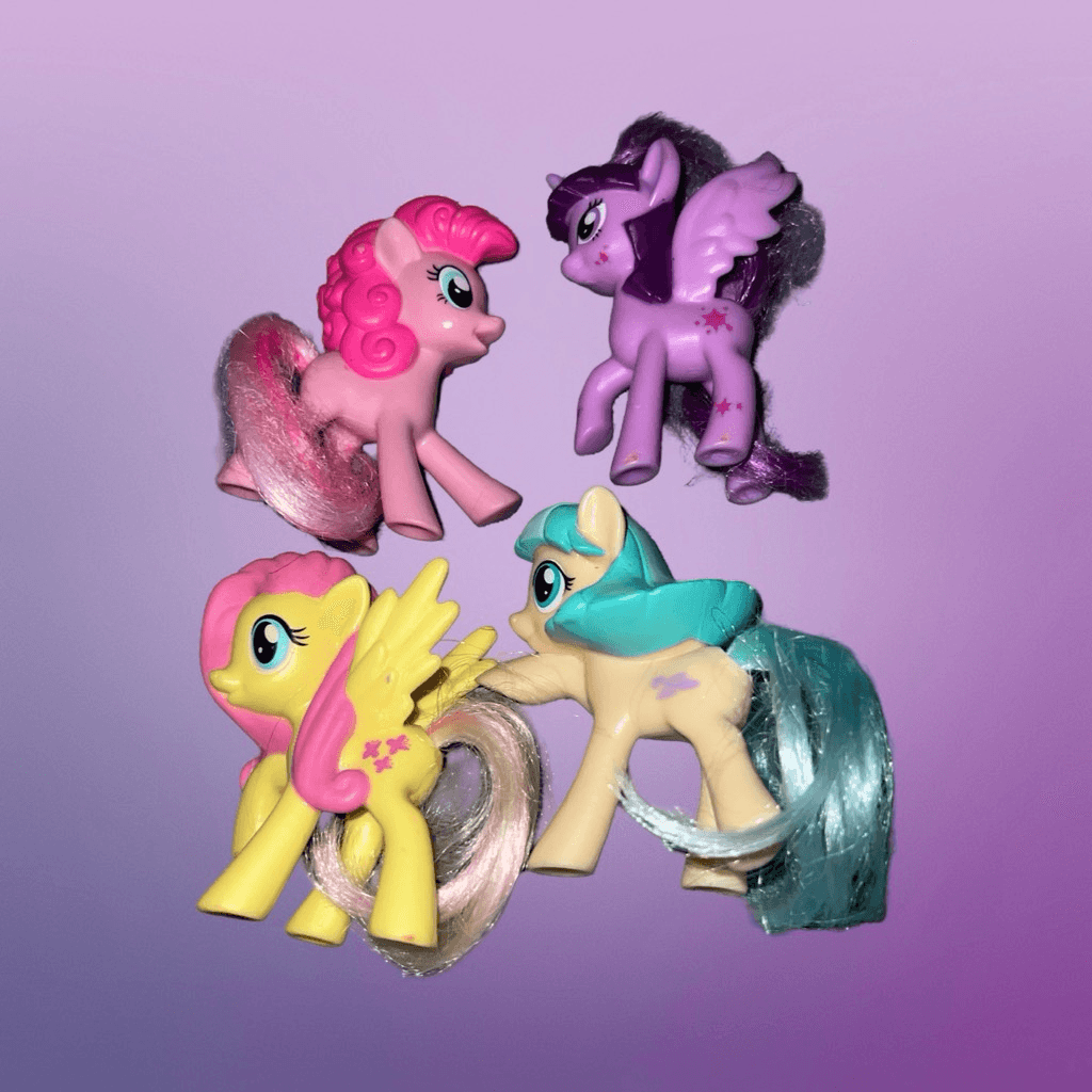 McDonalds My Little Pony G4 Figures Miss CoCo Fluttershy Twilight