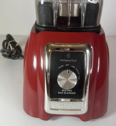 Wolfgang Puck Bistro Bar Blender -RED- Professional Series - EUC - Tested! - Bild 11 von 15