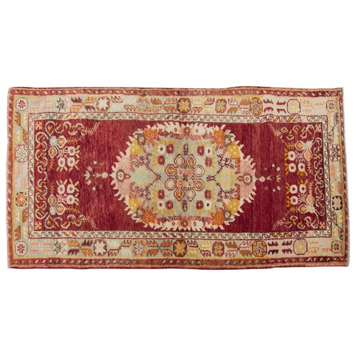 Small Rug,Oushak Rug,Turkish Rug,Vintage Rug,Floor Rug,3.1 x 6 feet