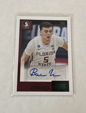 BALSA KOPRIVICA NCAA FSU 2021 Panini Score RC Auto #SR-BKO Card