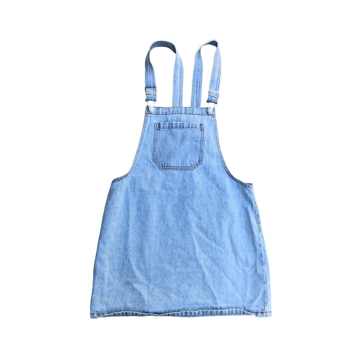 white christmas dresses Denim Wide-Leg Jumpsuit