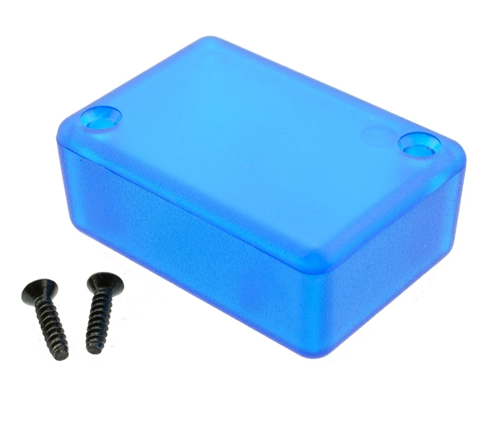 1551GTBU Blue Genuine Hammond Translucent ABS Enclosure Box (50 x 35 x 20mm)