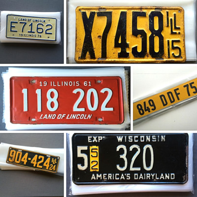 License Plate Sleeves 4 mil Thick Poly Bags Many Sizes Vtg Tag Storage Protect 