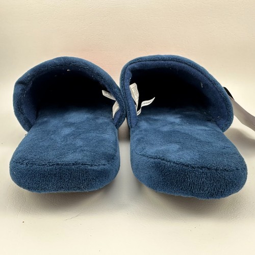 NE Patriots Hombre Pantuflas Grande Tela Jersey Tela Equipo NFL Logotipo Zapatos Sin Cordones Casa - Imagen 7 de 18