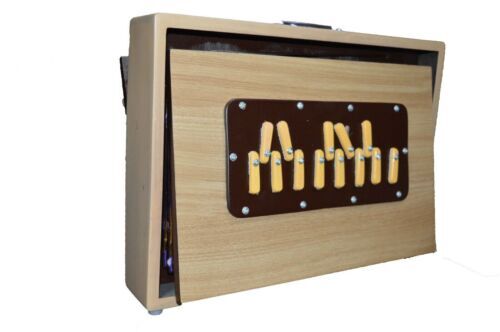 SUPER FINE QUALITY - TEAK WOOD - BIG SIZE (15" X 10" X 3") SHRUTI BOX 440hz - Picture 2 of 4