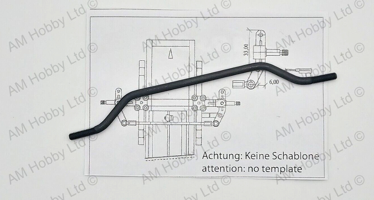 Barra De Dirección Para Camión Radiocontrol Carson 1:14 - Compatible Con Tamiya, Nueva En Paquete