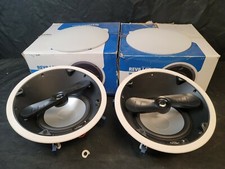 Pair Truaudio Rev8-lcr.2 Speaker 8" Revolve Series In Ceiling Home Theater 8 Ohm