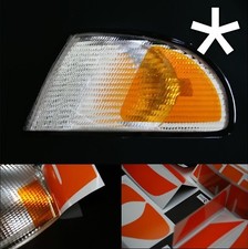 US - Design - Folie f&uuml;r wei&szlig;e Blinker Audi A4 B5 Typ8D rechts/links Design 2