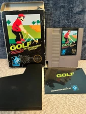 Golf (Nes, Nintendo Entertainment System) Cib, Complete in Box