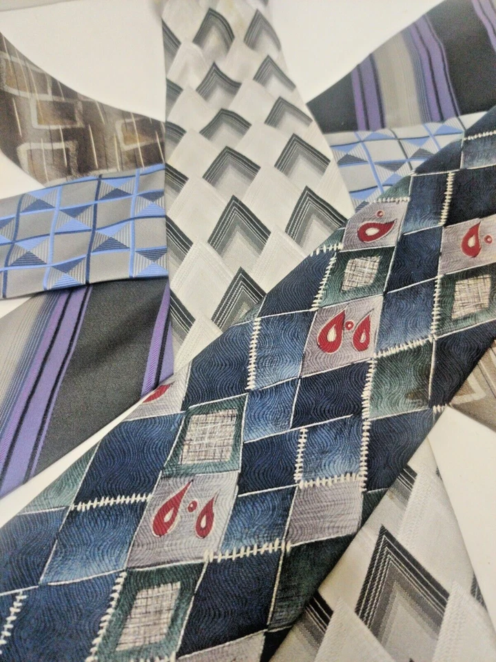 5) Corbatas EXTRA LARGAS D. Craig, Repp, Campia Moda, Siena, Alexander Lloyd ¡SEDA! Foto 2 de 4