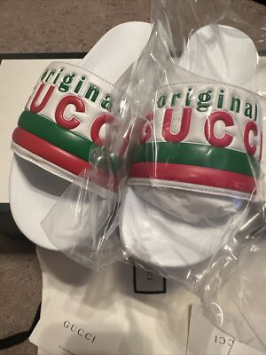 New With Box Gucci Original Gucci slide sandals BRAND NEW  display picture 2