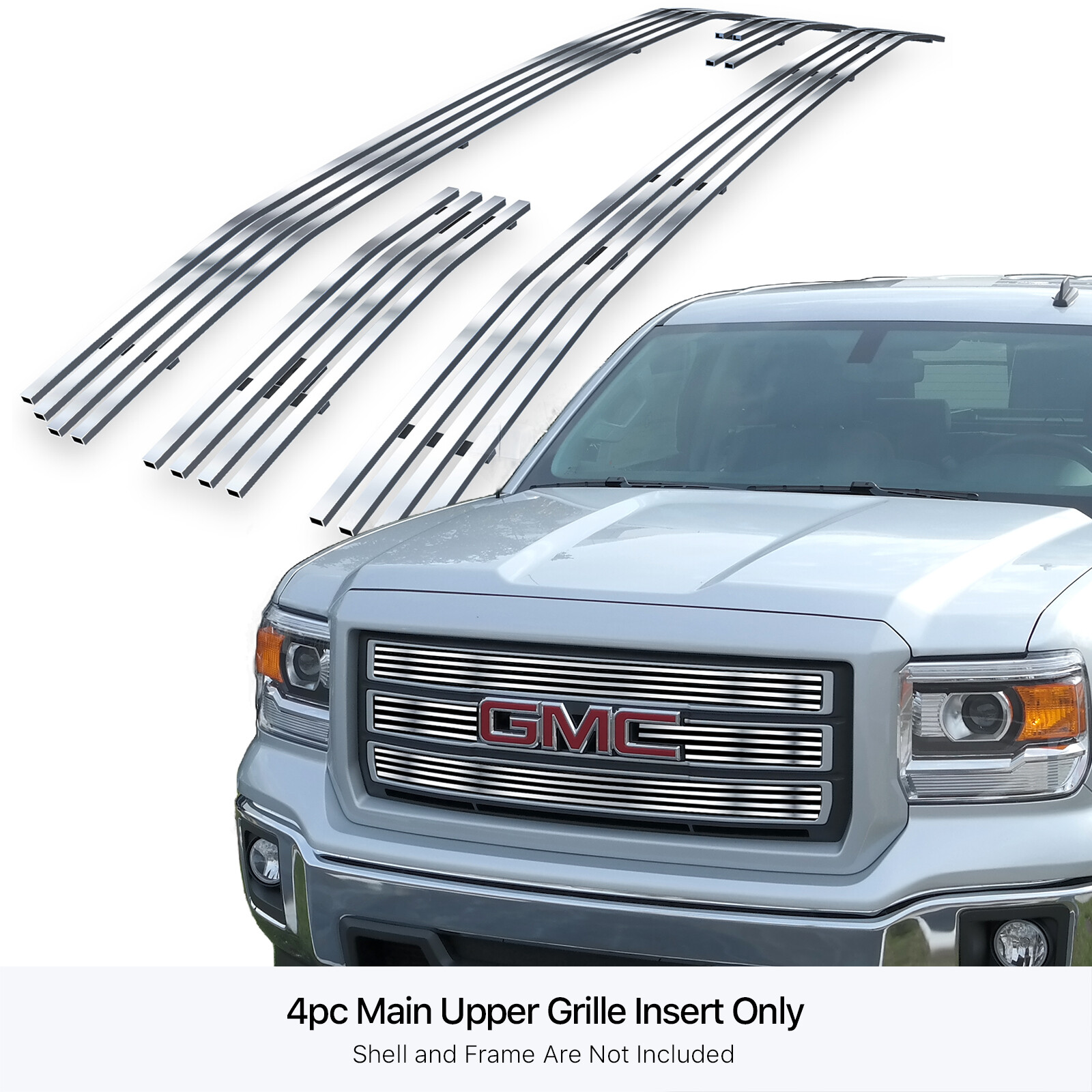 2014-2015 GMC Sierra 1500 Upper Billet Grille Inserts Upgrade