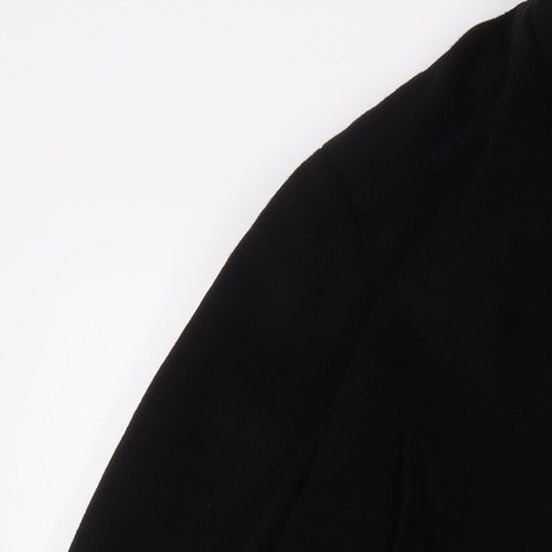 Cappotto uomo Jeff Banks misto lana nero XL - Foto 8 di 12