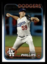 Evan Phillips 2024 Topps #569 Los Angeles Dodgers