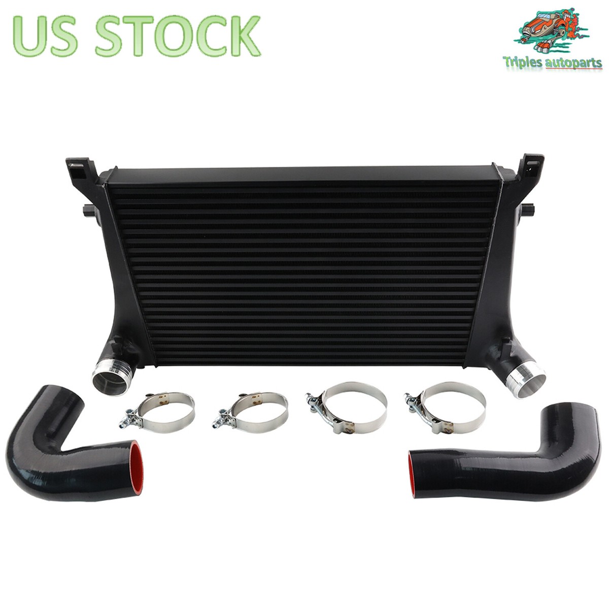 Tube & Fin Intercooler Kit For Audi A3/S3 VW Golf GTI R MK7 EA888 Tube & Fin Intercooler Kit For Audi A3/S3 VW Golf GTI R MK7 EA888