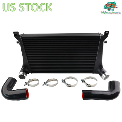 Tube & Fin Intercooler Kit For Audi A3/S3 VW Golf GTI R MK7 EA888 1.8T 2.0T TSI