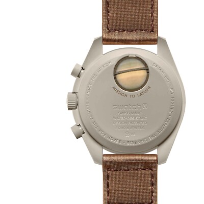 腕時計 Swatch Bioceramic MISSION TO SATURN Omega x Swatch Moon Swatch Mission to Saturn Speedmaster