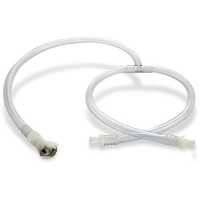 Vacuum Hose Splitter with 2 O-Ring Male Fittings LeLuv Clear Collapse-Resistant