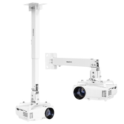 Mount-It! Full Motion Projector Wall & Ceiling Mount